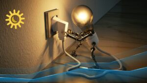 Desperdiciar la electricidad