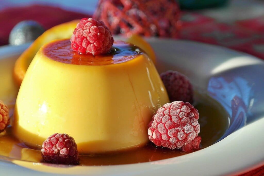 Flan de coco